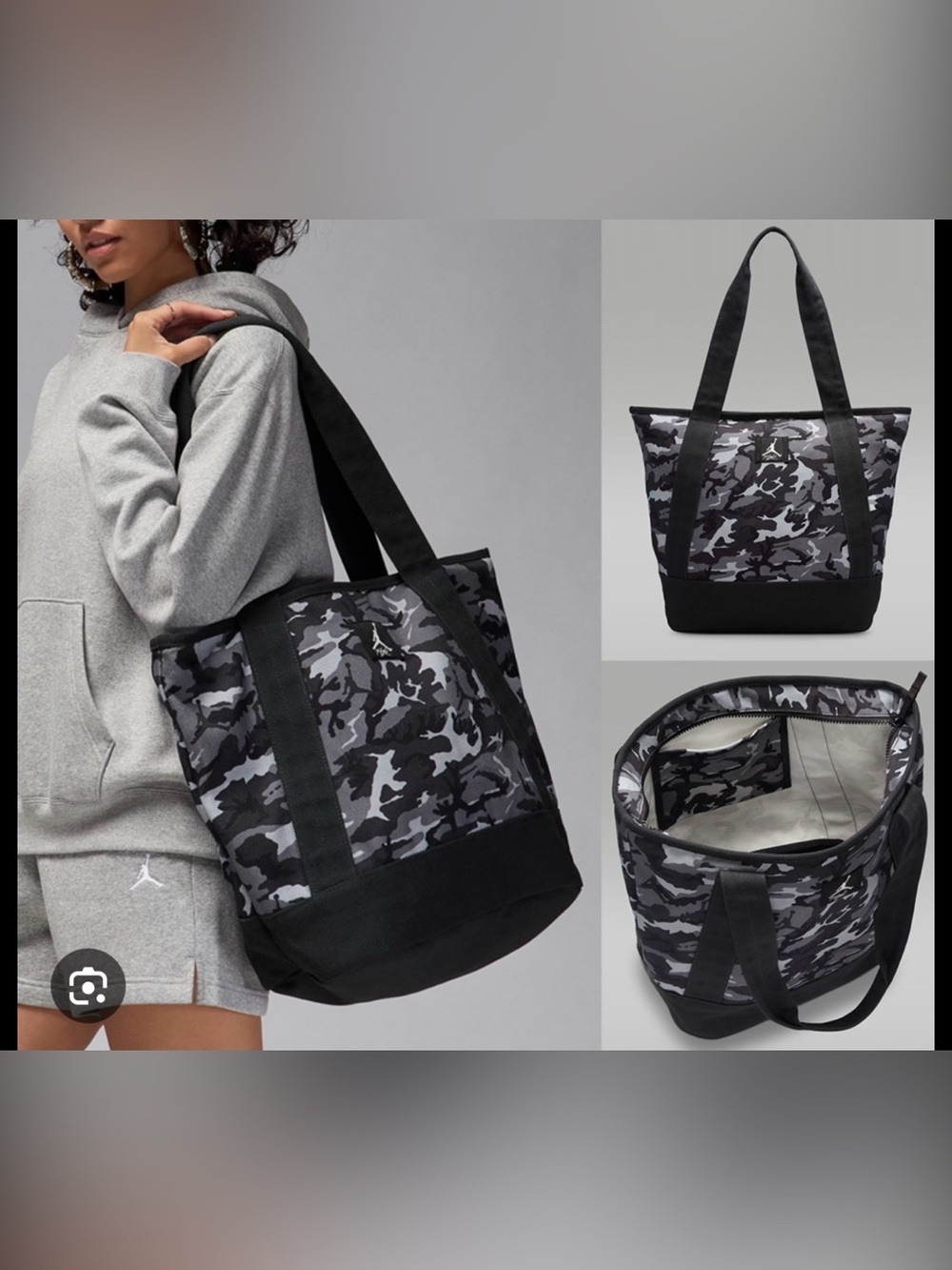 Nike Air Jordan Camo Tote